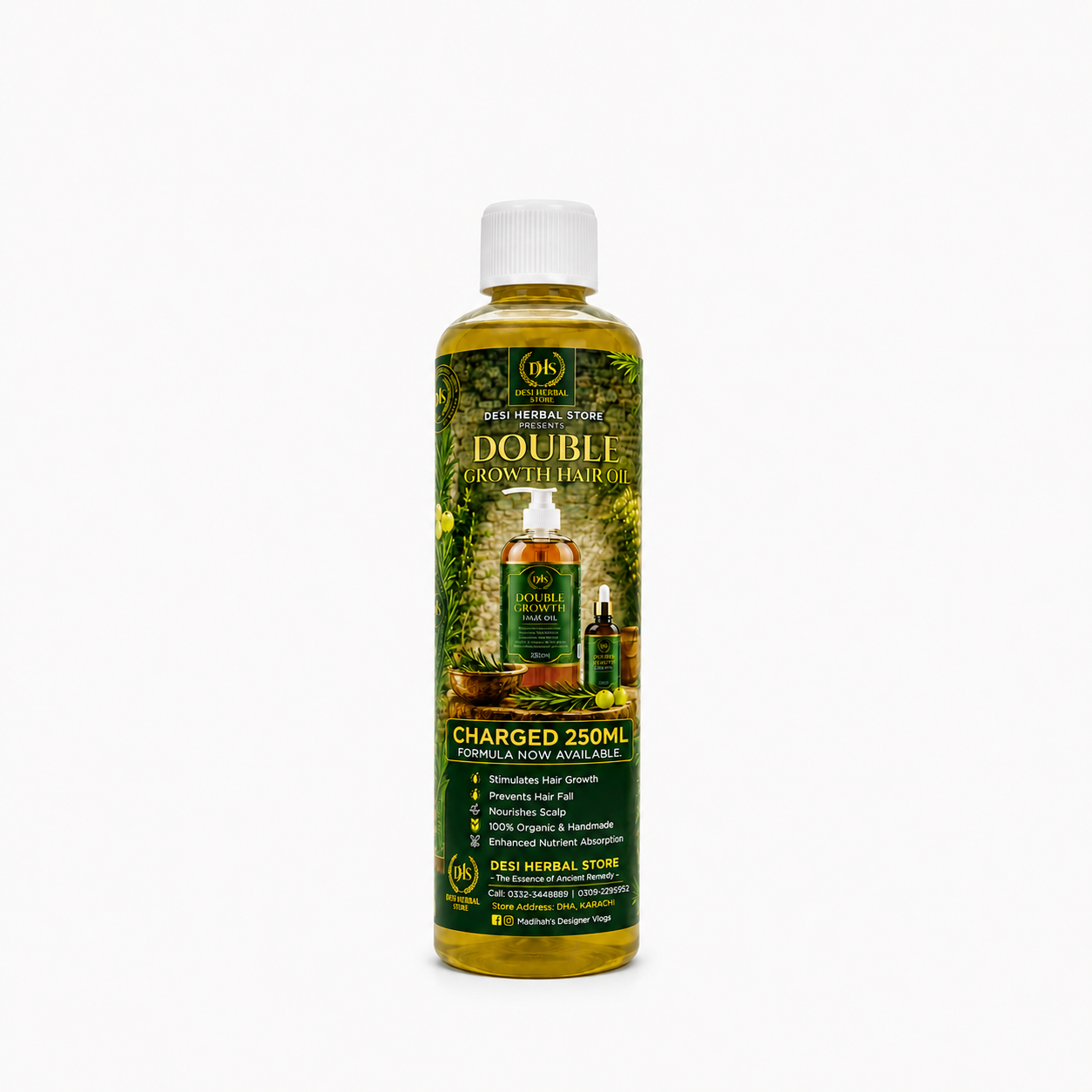 Desi Herbal Hair Oil Stronger, Longer & Healthier Hair Naturally